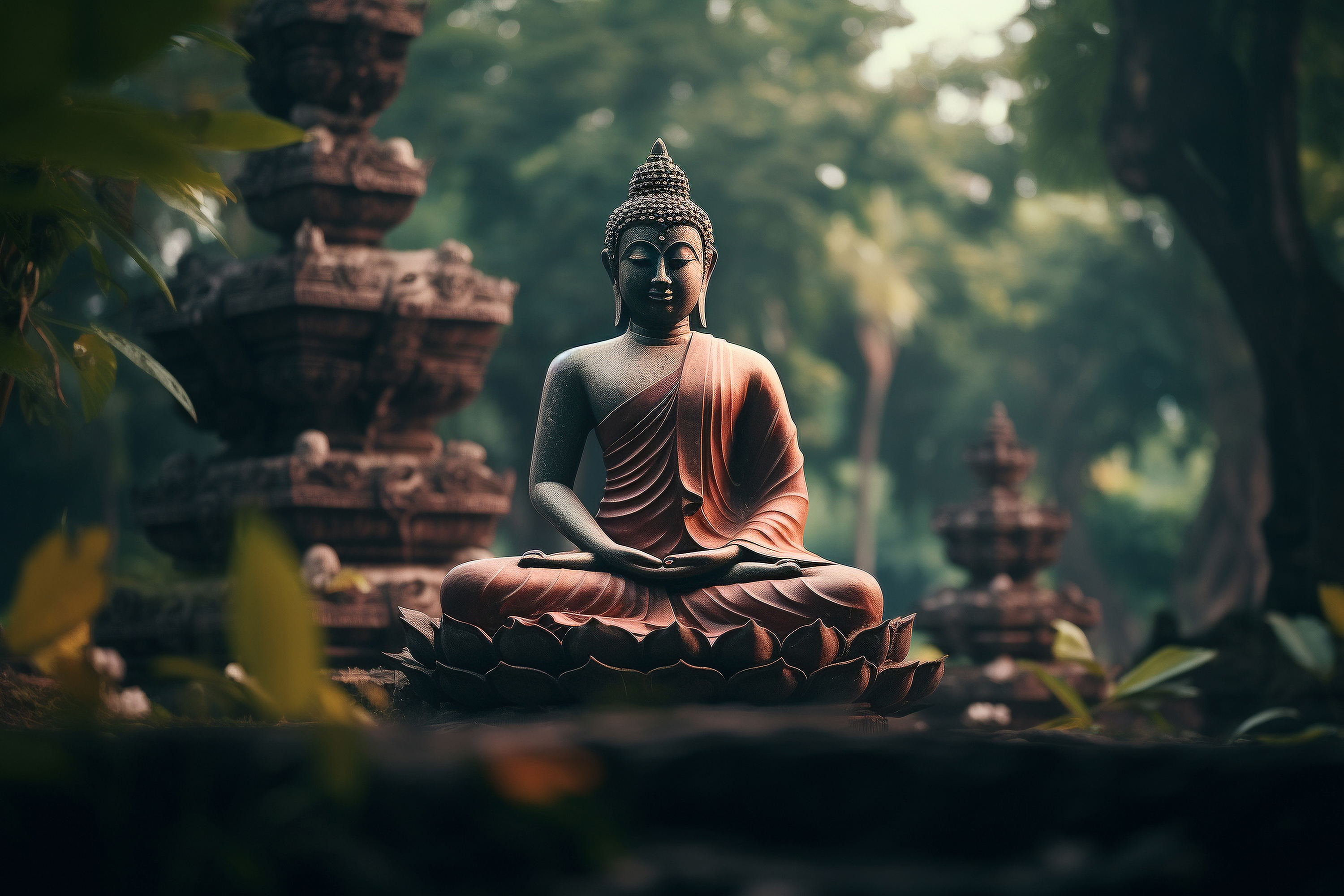 Buddhist Meditation Peaceful