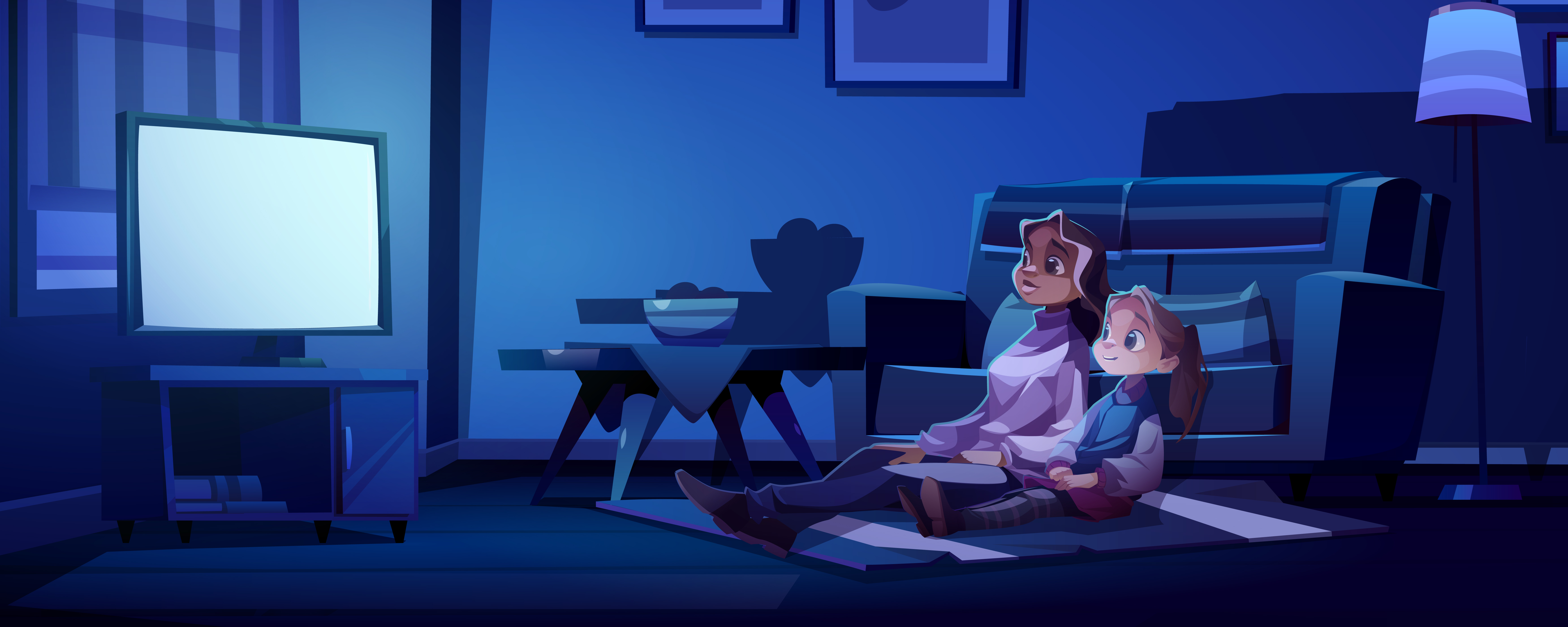 Family TV Hero Background