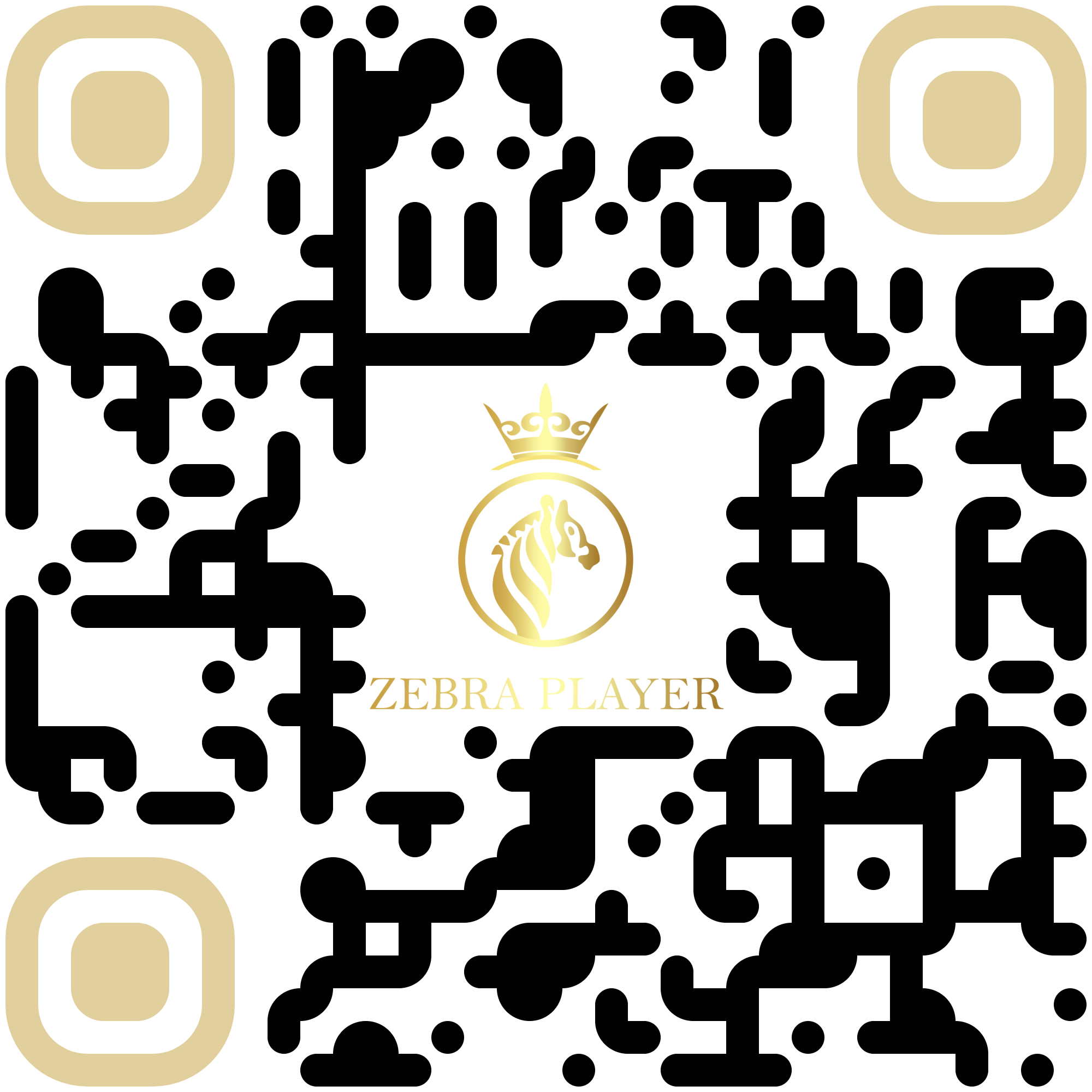Zebra Player QR Code